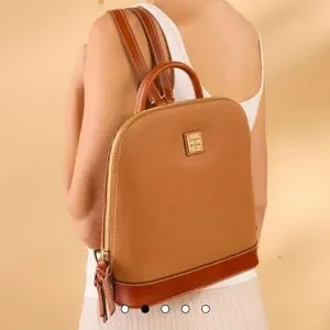 Dooney & Bourke | Bags | Dooney Bourke Red And Tan Leather  display picture 1
